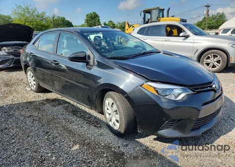 2016 Toyota Corolla L из США, поврежденный, VIN 2T1BURHE5GC697120